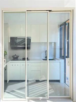 China Weatherproof Aluminium Sliding Security Doors , Residential Large Sliding Glass Doors for sale