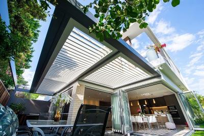 China Durable Powder Coated Aluminium Pergola Outdoor SGS Certificate for sale