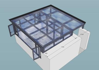 China Hoge duurzaamheid Zonkamer Tuinkamer Sneeuw / regenbestendige voor villa Te koop