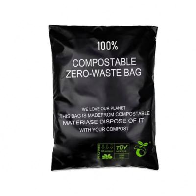 China BIODEGRADABLE Ready To Ship 100% Compostable Mailer Mailer Bags PLA Cornstarch Biodegradable Mailing Bags for sale