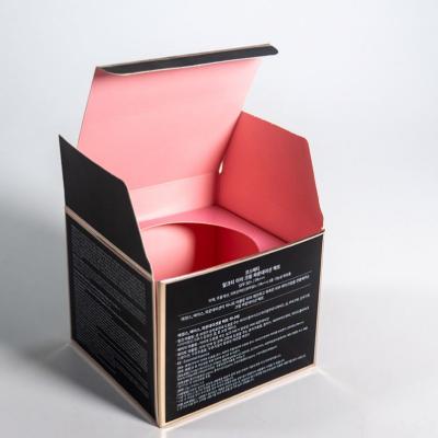 China Recyclable Custom Design Full Color Printing Brown Kraft Paper Box Customize Skin Care Boxes With Insert for sale