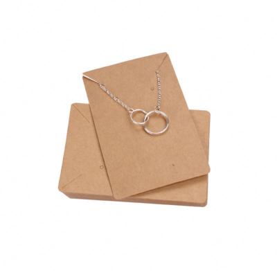 China Custom Logo Display Paper Card Holder Packaging Necklace Jewelry Earring Earring Card Private Label Printed Accessories Bracelet for sale