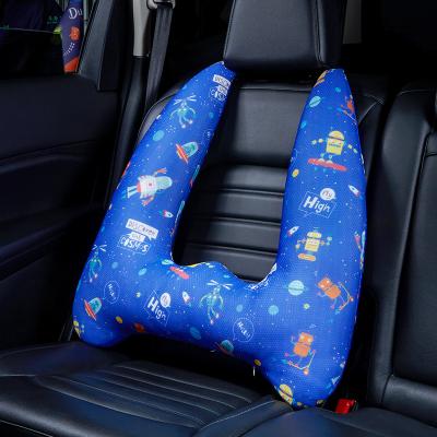 China 2021 Car Accessories Magnetic Internal Sleeps Adjust Car Headrest Pillow U-Neck Children Rest Protect Headrest For Car Belt Pillow for sale