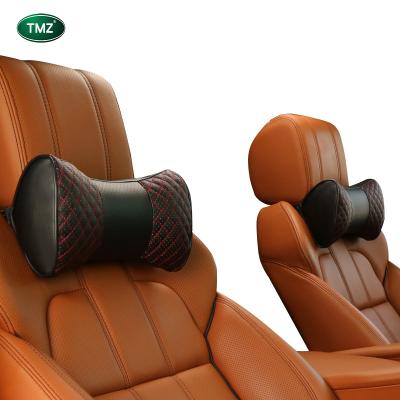 China Magnetic Hot Car Head Rest Neck Pillow Car Headrest Pillow Bone Shape Car Headrest Neck Protector Headrest Memory Foam Head Pillow of travel for sale