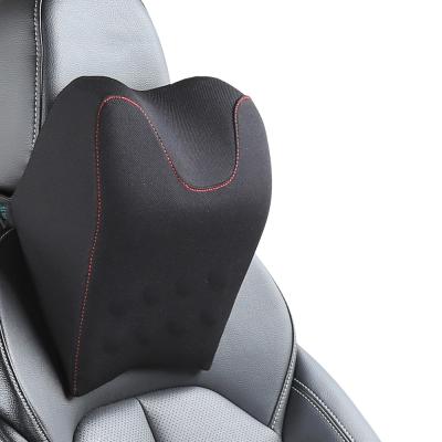 China Fashional Comfortable Car Accessories Wave Shaped Travel Neck Cushion Headrest Memory Foam Neck Pillow for sale