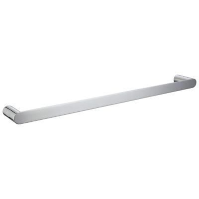 China Heater Bathroom Single Towel Bar Towel Rail Wall Mount 60CM Chrome Finish High Quality Brass Towel Hanger for sale