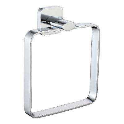 China Excellent Quality Modern Kitchen Bathroom Accessory Classic Chrome Color Towel Ring Hotel Room Popular Towel Holder WY76003CP for sale