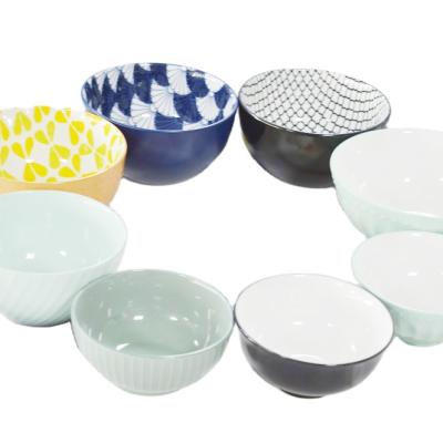 China Viable Large Quantity Export Customized Low Price Multi Colors Models China Top Export Ceramic Bowl for sale