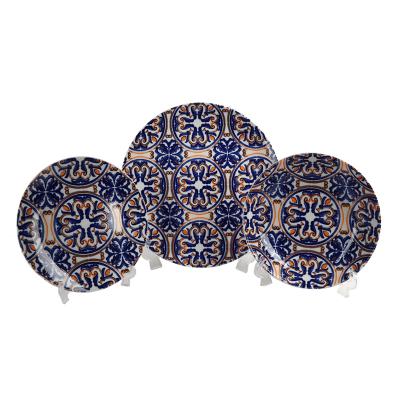 China Viable Chinese Style Colorful Traditional Classic Elegant Pattern Ceramic Tableware for sale