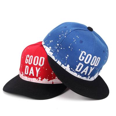 China High Quality 3D Embroidery COMMON Logo Children Snapback Hat Flat Bill Hat Snapback for sale