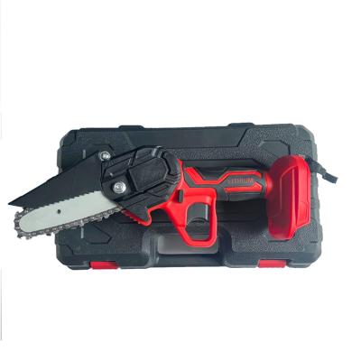 China Factory Support Portable Cordless Electric Chainsaws Plug Mini Battery 24V Power Chainsaw For Tree Trimming for sale