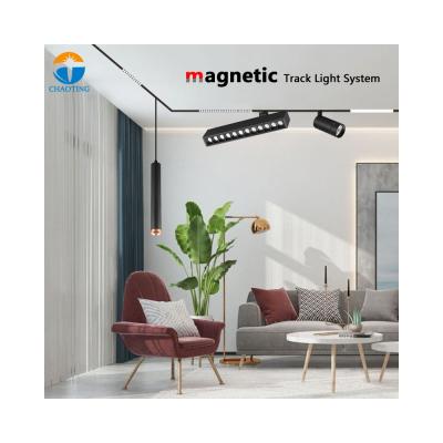 China Modern Led Module Spot Light Magnetic Linear Rail Track Light Lighting System for sale