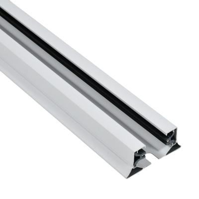 China Modern 1 Phase Led 2 Wire Aluminum Lighting Track Rail With Accessory for sale