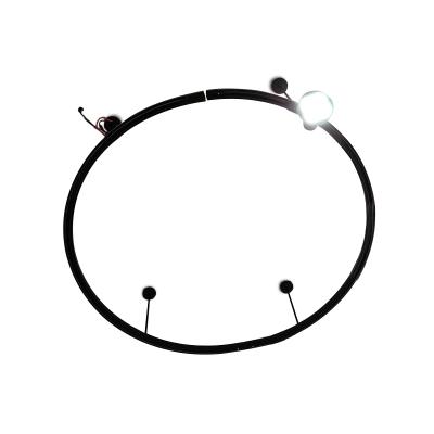 China Circular Shine Ring LED Combination Circle Track Pendant Light Rail For Hotel Restaurant Track Lighting for sale