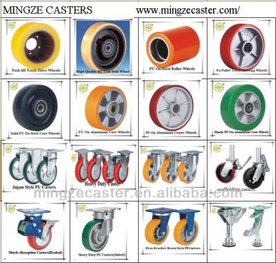 China castors and wheels 30kgs to more than 9500kgs for sale