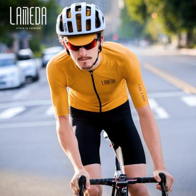 China LAMEDA Anti-UV Style OEM Team Design Men Custom Pro Cycling Short Sleeve High Quality Tank Top for sale