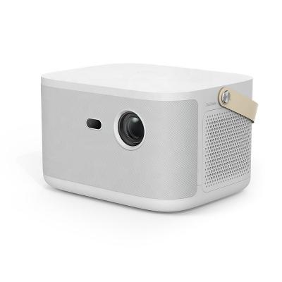 China 2021 Ready Selling 3D Projector Amazon Best Home Theater Lumens 1080P 200 Inch 4K 3D DLP Projector 850 ANSI Mini Projector For Phone for sale