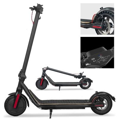 China Unisex Customize Hot Selling Dual Motor 350W Two Wheel 8.5 Inch Long Range For Adults Folding Mobility Scooter for sale