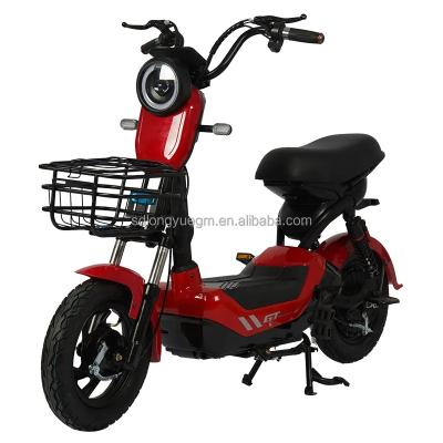 China Cheap Motor 48V 12A 20Ah Electric Woman Bicycle Aluminum Scooter Mini City Bike Fashion Model Alloy Factory 500W For Adult for sale