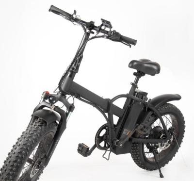 China Aluminum Alloy Factory Customize Electric Bicycle 20 Inch Fat Tire Cross Drive Mountain Mid Folding E Bike For Adult for sale