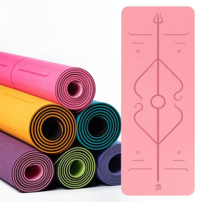 China OEM Customized Color Hot Sale Eco-Friendly Hot Cheap Pilates Accessories Gym Factory Yoga Pilate Yoga Band LOGO Yoga Mat for sale