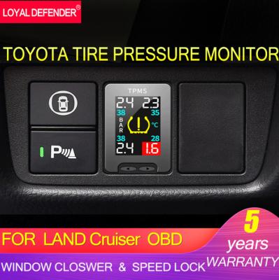 China Prado Land Cruiser Fortuner Reiz OBD TPMS Smart Tire Pressure Monitoring System Real Time Smart OBD Sensor Freely for sale