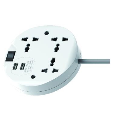 China Universal USB Socket Round 13A Residential/General Purpose Design With Switch Security Shutter Power Socket en venta