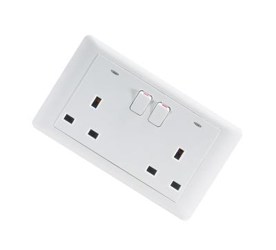 중국 86x86mm residential / general purpose 2 way UK plug-outlet wall sockets 판매용