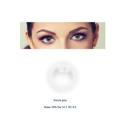 中国 Yearly Natural Contact Lenses Aurora Color Contact Lenses Wholesale Contact Lens 販売のため