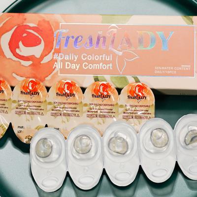 China Daily Contact Lenses Daily Wear Contacts Lenses	Od 07 Celeblense Contact Lenses With Prescription Power -8.00 à venda