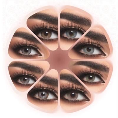 中国 Smoky Caramel Contact Cosmetic Color Lenses Honey And Caffe Soft Contact Lens 販売のため