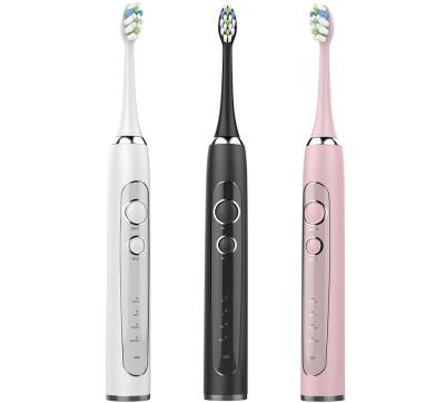 China Risuntech Customization ABS Cleaner OEM IPX7 Sonic Toothbrush Waterproof Rechargeable Electric Toothbrush for sale