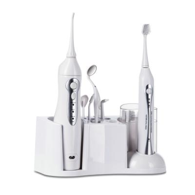 China 360Â ° Rated Professional Dental Care Product Sonic Nozzle RISUNTECH Toothbrush With Water Flosser for sale