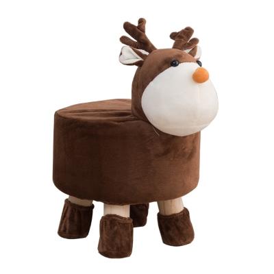 China Manufacturers(Other)Adjustable Indoor Adult Animal Shape Plush Stool Cartoon Kids Furniture Cheap Product for sale