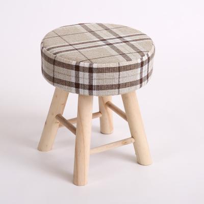 China Removable Cover Boutique Fabric Stool Stool, Removable and Washable, Source Factory, Living Room Ottoman Home Stool for sale