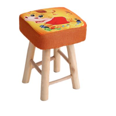 China Removable Wooden Square Stools Resin Portable Cover Bag Square Stool for sale