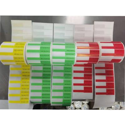 China Transparent Electrical Wire Label Mark Cord Tips Ends Cotton Electrical Cable Labeling for sale