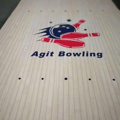 China Bowling Set Entertainment Sports Athletics Bowling Wood Bowling Lane for sale