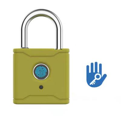 China New Factory Home Security Fingerprint Padlock Combination Smart Fingerprint Padlocks With Ttlock Key App for sale