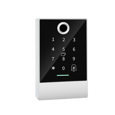 China Ttlock Waterproof/Waterproof Smart Wireless Biometric Fingerprint Access Control With Nfc And Digital Keypad Card Reader for sale