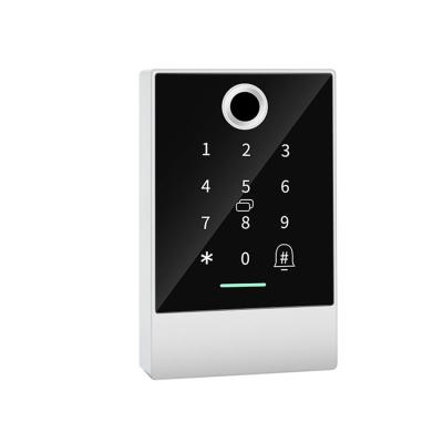 China Waterproof / Waterproof Ble Aaccess Waterproof Ttlock Wifi Internet Smart Card Reader With Fingerprint Order Card Scanner for sale