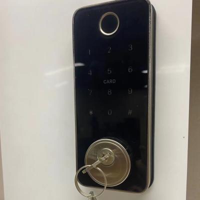 China Digital Tuya WiFi App Aluminum Alloy Keyless Door Lock H50 Door Lock Waterproof Smart Biometric Fingerprint Door Lock for sale