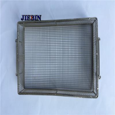 China Plain Weave Stainless Steel Disinfection Baskets Disinfection Baskets Wire Mesh Basket for sale