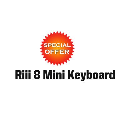 China Best Price Wireless Rii 2.4G I8 Mini Keyboard Wireless Air Mouse French English-Russian Backlight Remote Control For Android TV BOX for sale