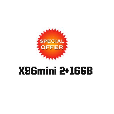 China Amlogic S905W X96 Mini Smart TV Box Android 7.0 2GB 16GB h.265 1080P Internet 20pcs X96mini TV BOX Set Top Box 4k for sale