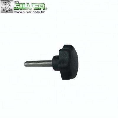 China Nylon + Plastic GF(KT) Star Stud Knob Clamping Knob and Threaded Screw Knob Screw for sale