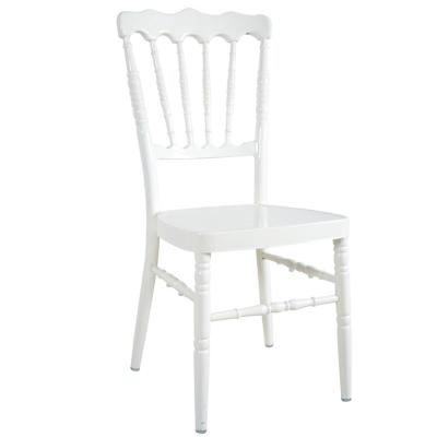 China Modern aluminum white wedding chiavari chair for event for sale