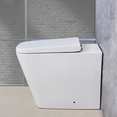 China HILITE OEM/ODM Watermark One Piece Modern Bathroom Sanitary Ware New White Ceramic Toilet WC Square Toilet for sale