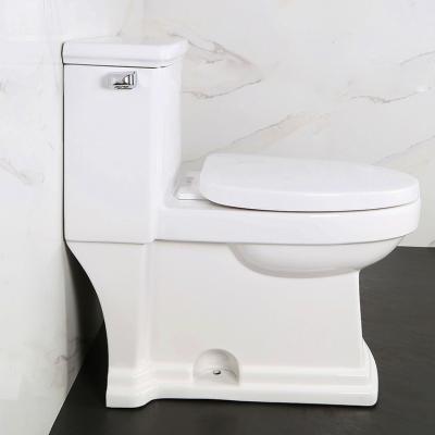 China HILITE Custom Modern Double-Flow Factory Hotel Bathroom Round Shaped Ceramic CUPC Floor Standing Toilet Double Flush Chinese Toilet for sale