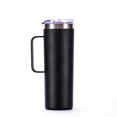 China Viable Straight Lean Tumblers 20oz Sublimation Lean Straight Tumbler With Handle for sale